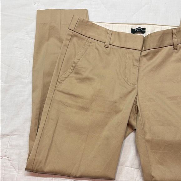 J. Crew Factory City Fit Stretch Tan Fitted Chinos NWT - Picture 5 of 8